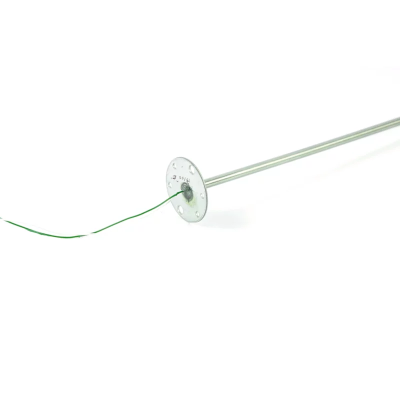 Mineral insulated type k thermocouple insert with a din plate