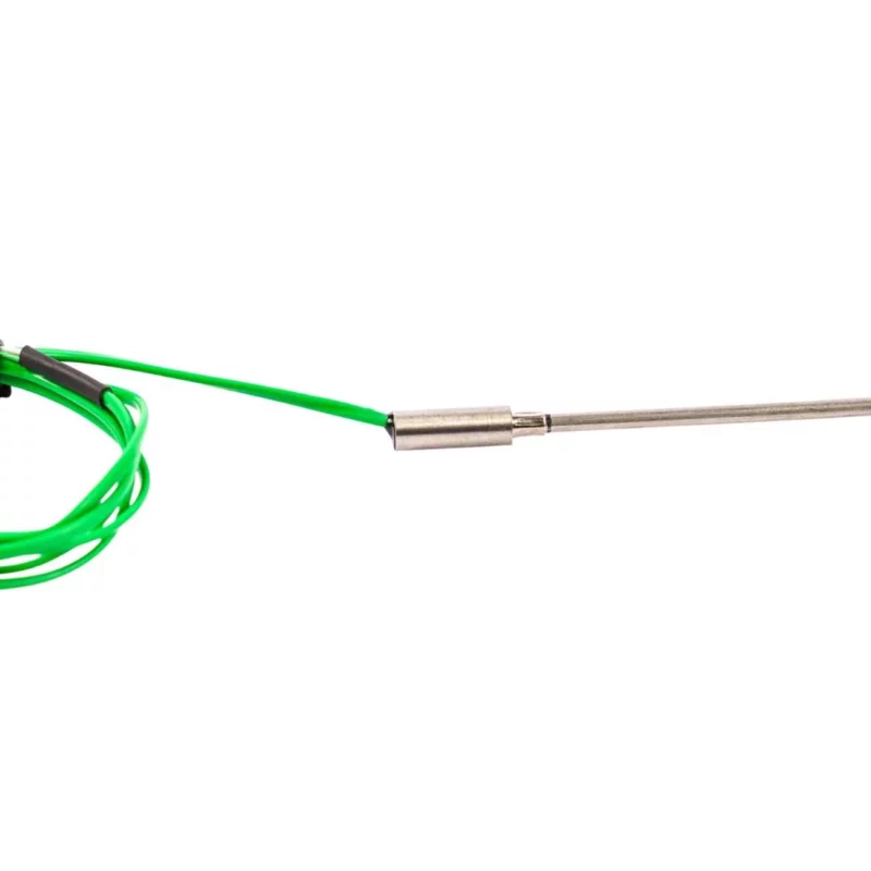 Mineral insulated thermocouple type k with a permanently attached cable